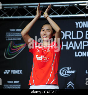 Badminton - 2011 Yonex BWF Badminton WM - Tag sieben - Wembley Arena Stockfoto