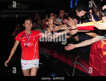 Badminton - 2011 Yonex BWF Badminton WM - Tag sieben - Wembley Arena Stockfoto