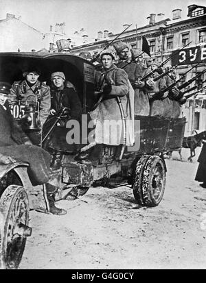 Kriege und Konflikte - die russische Revolution - St.Petersburg Stockfoto