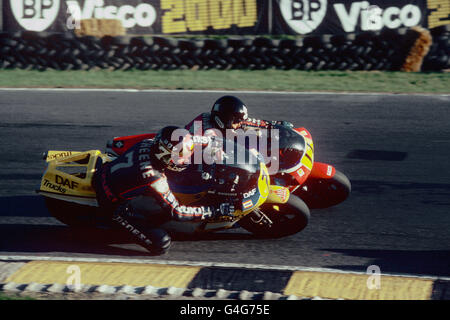 Motorrad - Barry Sheene - Brands Hatch Stockfoto