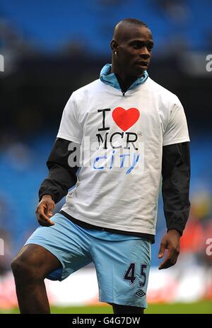 Fußball - Barclays Premier League - Manchester City gegen Swansea City - Etihad Stadium Stockfoto