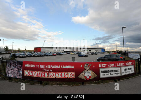 Fußball - npower Football League Championship - Doncaster Rovers gegen Nottingham Forest - Keepmoat Stadium. Eine allgemeine Ansicht des Keepmoat Stadions, Heimstadion der Doncaster Rovers Stockfoto