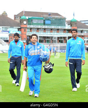 Cricket - Netze Indien Session - Old Trafford Cricket Club Stockfoto