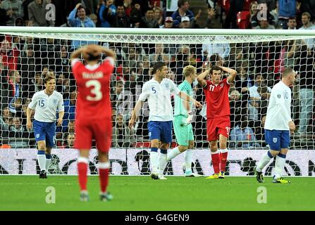 Fußball - UEFA Euro 2012 - Qualifikation - Gruppe G - England V Wales - Wembley-Stadion Stockfoto