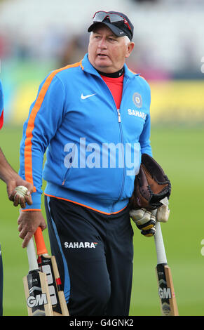 Cricket - NatWest Series - First One Day International - England - Indien - Chester-Le-Street. Indiens Trainer Duncan Fletcher Stockfoto