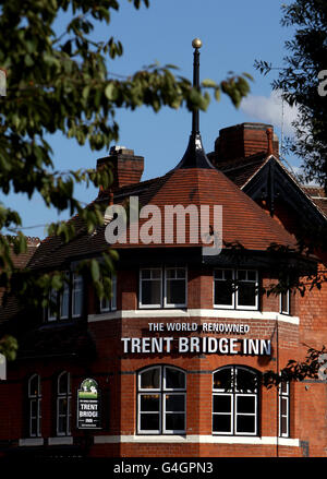 Trent Bridge Inn, Nottingham. Allgemeine Ansicht des Trent Bridge Inn Stockfoto