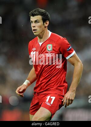 Fußball - UEFA Euro 2012 - Qualifikation - Gruppe G - England gegen Wales - Wembley Stadium. Gareth Bale, Wales Stockfoto