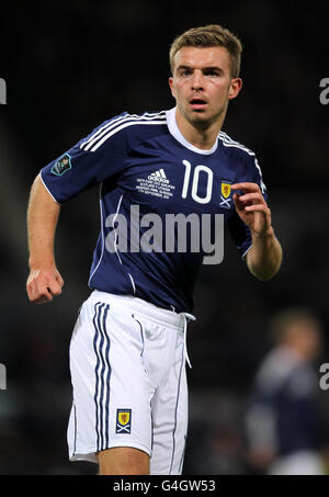 Fußball - UEFA Euro 2012 - Qualifikation - Gruppe I - Schottland / Litauen - Hampden Park. James Morrison, Schottland Stockfoto