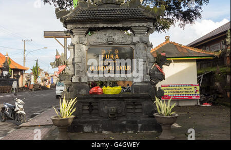 . Pura Ulundanu Batur Tempel, der wichtige hindu-Tempel in Kintamani, Insel Bali, Indonesien am 24. Januar 2016 in. Pura Ulunda Stockfoto