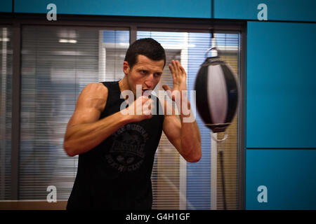 Boxen - Carl Froch Training - English Institute of Sport Stockfoto