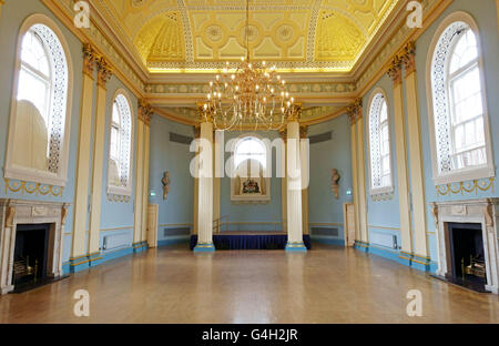 Festsaal im Rathaus, Newark-on-Trent, Nottinghamshire, England York Architekten John Carr Stockfoto