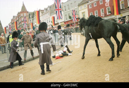 Königliche Reiter Stockfoto