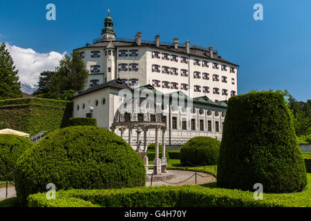 Schloss Ambras oder Schloss Ambras, Innsbruck, Tirol, Österreich Stockfoto