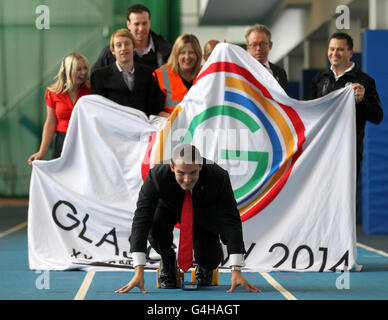 David Grevemberg der Glasgow 2014 Chief Executive am Scotstoun Leisure Center während einer Glasgow 2014 Sponsoring-Anounement im Scotstoun Stadium, Glasgow. Stockfoto