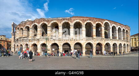 Arena von Verona (Amphiteatere), Piazza Bra Altstadt, Venetien, Italien Stockfoto