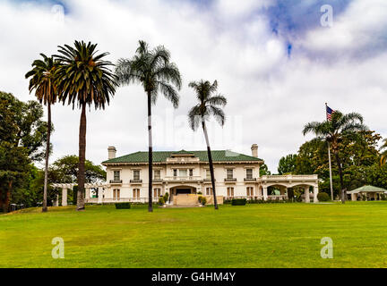 Die William Wrigley Mansion in Pasadena Kalifornien jetzt das Tournament of Roses-Haus Stockfoto