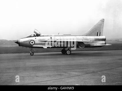 Streitkräfte - Luftstreitkräfte - English Electric Lightning - Farnborough Stockfoto