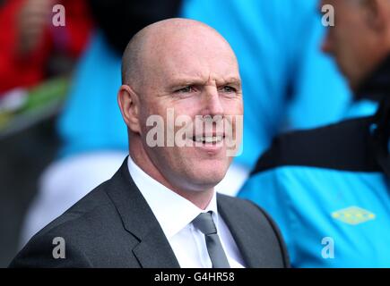 Fußball - Barclays Premier League - Blackburn Rovers gegen Arsenal - Ewood Park. Steve Kean, Manager von Blackburn Rovers Stockfoto