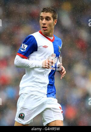 Fußball - Barclays Premier League - Blackburn Rovers gegen Arsenal - Ewood Park. Ruben Rochina, Blackburn Rovers Stockfoto