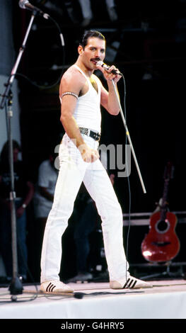 Live-Aid-Konzert - Wembley-Stadion Stockfoto
