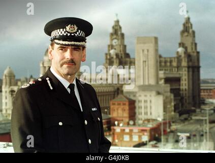 Datei Police Chief/Merseyside Stockfoto