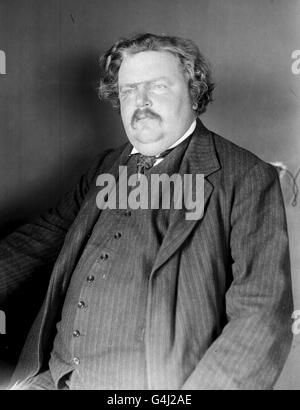 PA NEWS FOTO EINE UNDATIERTE DATEI BILD VON G.K. CHESTERTON Stockfoto