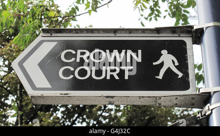 Crown Court Lager Stockfoto