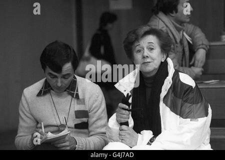 Eislaufen - Betty Callaway - Nottingham Stockfoto