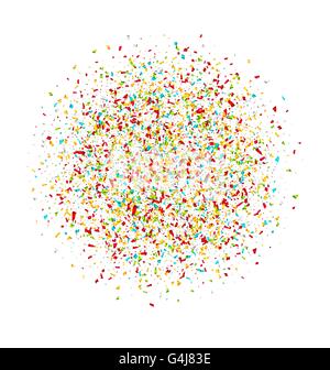 Bunte Konfetti. Körnige abstrakten bunten Lametta Stock Vektor