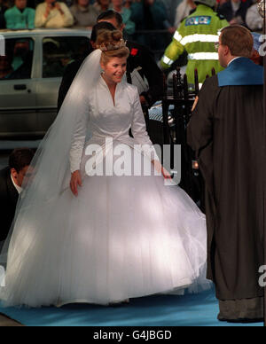 Royalty - Viscount Linley und Hon. Serena Stanhope-Hochzeit - London Stockfoto