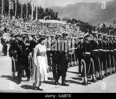 Royalty - Königin Elizabeth II Commonwealth Tour - Australien Stockfoto