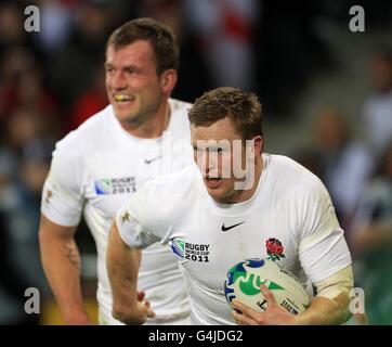 Rugby-Union - IRB Rugby World Cup 2011 - Pool B - England V Rumänien - Otago Stadion Stockfoto