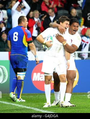 Rugby-Union - IRB Rugby World Cup 2011 - Pool B - England V Rumänien - Otago Stadion Stockfoto