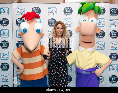Lydia Bright nahm an der britischen Premiere von Disney's Phineas and Ferb: Across 2nd Dimension im Apollo Piccadilly im Zentrum von London Teil. DRÜCKEN SIE VERBANDSFOTO. Bilddatum: Samstag, 24. September 2011. Bildnachweis sollte lauten: Matt Crossick/PA Wire Stockfoto