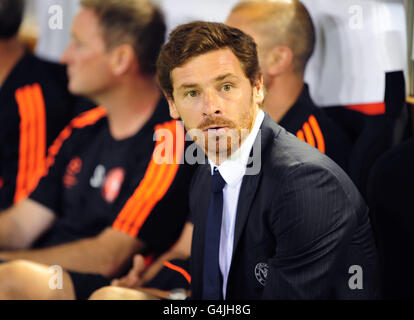 Fußball - UEFA Champions League - Gruppe E - Valencia gegen Chelsea - Mestalla. Chelseas Manager Andre Villas-Boas vor dem Spiel Stockfoto