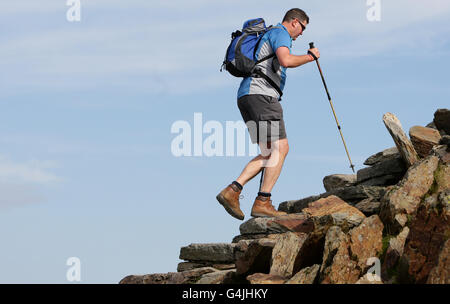 Mount Snowdon - Snowdonia, Wales Stockfoto