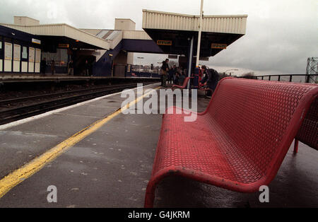 Stones - Dartford Bahnhof Stockfoto