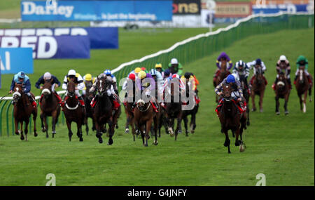 Pferderennen Sie - Dubai zukünftige Champions Day - Newmarket Racecourse Stockfoto