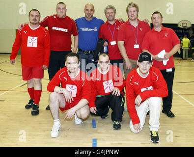Fußball - Everton FC - Welttag der psychischen Gesundheit - Greenbank Sportakademie Stockfoto
