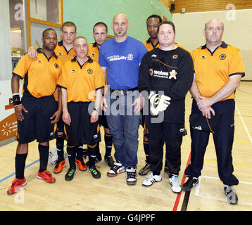 Fußball - Everton FC - Welttag der psychischen Gesundheit - Greenbank Sportakademie Stockfoto