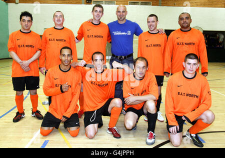 Fußball - Everton FC - Welttag der psychischen Gesundheit - Greenbank Sportakademie Stockfoto