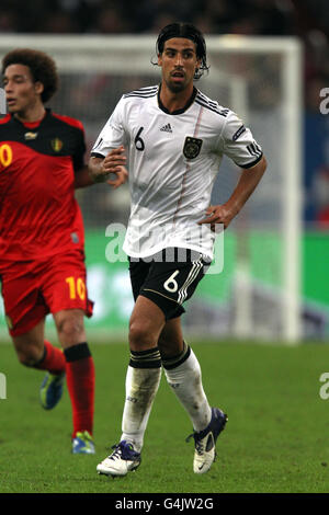 Fußball - UEFA Euro 2012 - Qualifikation - Gruppe A - Deutschland gegen Belgien - ESPRIT Arena. Sami Khedira, Deutschland Stockfoto