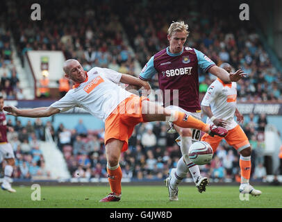 Fußball - Npower Football League Championship - West Ham United V Blackpool - Upton Park Stockfoto