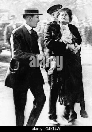 Politik - die Suffragetten - London Stockfoto