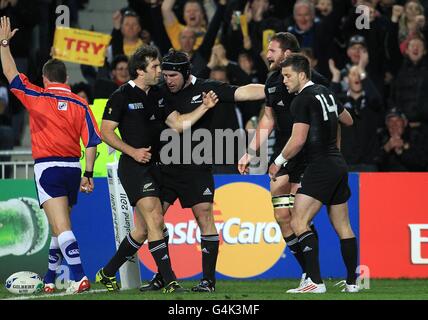 Rugby-Union - Rugby World Cup 2011 - Quarter Final - New Zealand V Argentinien - Eden Park Stockfoto