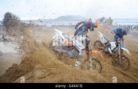 Weston Super Mare RHL Strand Rennen Stockfoto