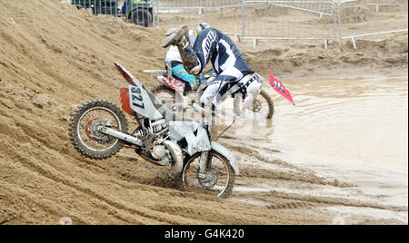 Weston Super Mare RHL Strand Rennen Stockfoto