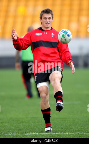 Jonathan Davies von Wales während der Trainingseinheit im Mount Smart Stadium, Auckland, Neuseeland. Stockfoto