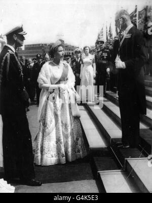 Royalty - Königin Elizabeth II Commonwealth Tour - Neuseeland Stockfoto