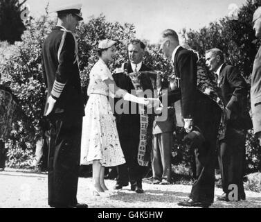 Royalty - Königin Elizabeth II Commonwealth Tour - Neuseeland Stockfoto